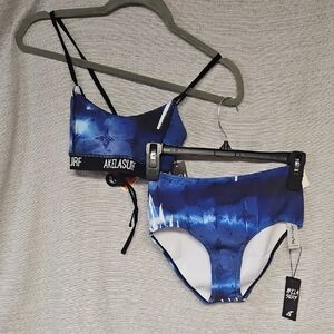 Akela Surf Blue Bikini Set
